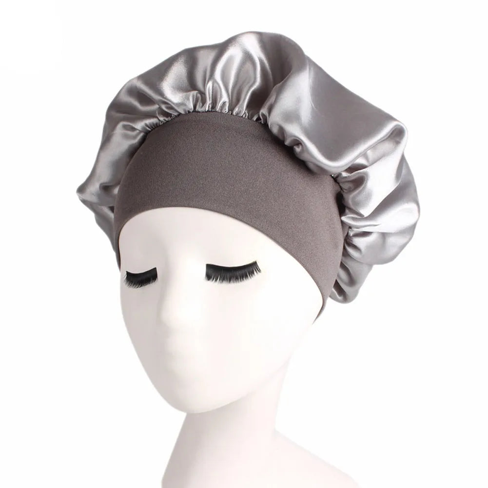 Cappello Notturno in Satin per Capelli - Berretto da Notte Unisex