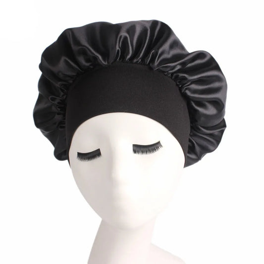 Cappello Notturno in Satin per Capelli - Berretto da Notte Unisex